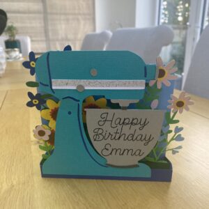 3D Cake Mixer Card