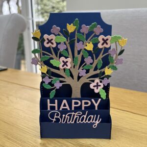 3D Floral Tree Card