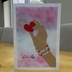 Friendship Bracelets on Arm Card
