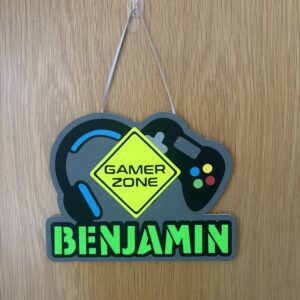 Gamer Door Sign