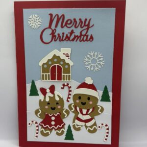 Gingerbread Scene Card