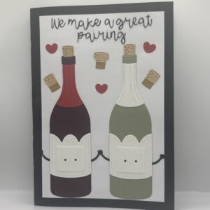 Cute Wine Bottle Card